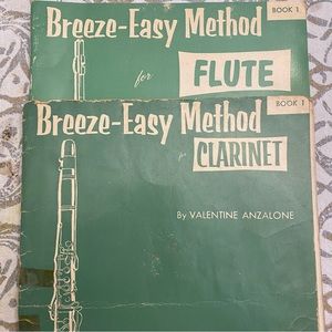 Breeze East Vintage Sheet Music for Clarinet & for Flute by Valentine Anxalone